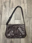 Fossil Mercer Bag Leather - Brown Double Pocket Crossbody Satchel. Fixed Price $24.00.