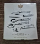 Shannon By Godinger, Versailles 5PC 24% Lead Crystal Handled Serving Set.. Fixed Price $33.99.