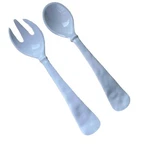 Beatriz Ball Vida Havana Lg Salad Servers; White Melamine #2419 - New Other. Fixed Price $24.88.