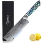 Senken Damascus Steel Cleaver Knife Umi Collection 67-LAYER Japanese VG10.... Fixed Price $163.36.