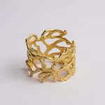 Anthropologie Tree Branch Ring Gold Hollow Boho Coral Sz 7 8 Lattice Vtg Retro. Fixed Price $30.29.