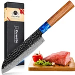 Kuwata Santoku Professional VG10 Damascus Steel Kitchen Knife,.... Fixed Price $78.40.