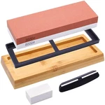 Premium Whetstone Sharpening Kit 2-SIDED Grit 3000/8000 Waterstone Set. Fixed Price $26.49.