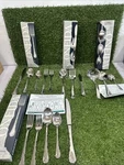 Oneida 3 Pc. Serving Hostess & 10 Place Setting Belle Rose. Fixed Price $199.99.