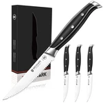Brodark Steak Knives Set Of 4.5 Inch Serrated With Full Tang H.... Fixed Price $54.57.