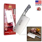 7 Inch Kitchen Cleaver Knife Chopper Butcher Stainless Steel For Home Restaurant. Fixed Price $14.99.