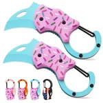 2 Pack Cute Donut Pocket Knife, 1.34 Blade Edc Folding For W... Fas. Fixed Price $24.99.