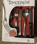 Hampton Forge 48 Pc Cutlery Set Tomodachi. Fixed Price $31.00.