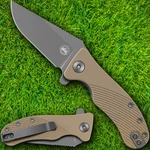 Off-grid Gear Baby Rhino Folding Knife 2.5" 12C27 Sandvik Steel Blade G10 Handle. Fixed Price $44.39.
