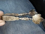 Sterling Silver Sugar Cube Tongs 34.3 Grams. Fixed Price $100.00.