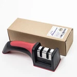 Huji Professional Kitchen 2 Stage Knife Sharpener With Soft Grip Safety Handle. Fixed Price $11.99.