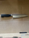 Zwilling Pro, 7-INCH, Hollow Edge Slim Santoku Knife. Fixed Price $42.00.