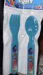 Disney Zak Finding Dory Plastic Flatware 2 Forks + Spoons Bpa Free. Fixed Price $12.99.