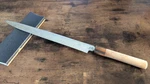 Tsukiji Masamoto Japanese Yanagiba Sashimi Knife 300MM Blue Steel Used. Fixed Price $250.00.