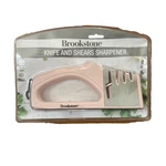 Brookstone 4-IN-1 Knife & Scissors Sharpener Pink Kitchen Tool New. Fixed Price $20.00.