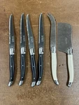 Laguiole Steak Knife W/ Cheese Tools 6PC Mixed Handles France Style. Fixed Price $27.89.