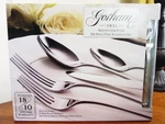 Gorham Stainless Melon Bud Frosted 20 Pc Place Set Service / 4 - New Box!. Fixed Price $128.95.