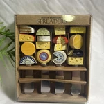 Boston Warehouse Vegetable Cheese Spreaders Charcuterie Board Knives, Set Of 4. Fixed Price $20.20.