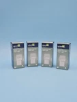 Lot Of 4 - Leviton 15 Amp Decora Combination Switch With Led Guide Light, White. Fixed Price $39.90.