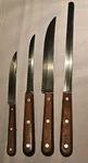 Set Of Case Xx 283, 204 242 Bread Knife, Meat 8" Serratedfree Shi. Fixed Price $80.00.