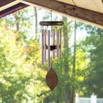 20"LONG Wooden Top Wind Chime With Copper Tube Ornament Home Decor Unique Gift. Fixed Price $32.12.