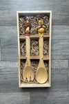Disney Store Simply Winnie Pooh Tigger Wooden Salad Serving Set Spoon Fork Nib. Fixed Price $39.99.