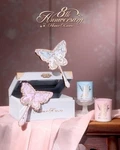 Flower Knows 8TH Anniversary Set, Box Butterfly Mirror Candle - Choose Your Item. Fixed Price $24.98.