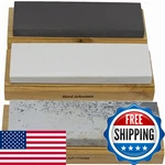 Best Sharpening Arkansas Set - Wood Mounted 8. Fixed Price $109.01.