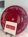 Waechtersbach "you Are Special Today" Red Plate With Card And Original Box. Fixed Price $35.00.