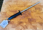 Victorinox Sharpening Steel, 10" Round, Smooth Polished, Black Plastic Handle. Fixed Price $38.79.