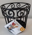 Spectrum Utensil Holder Black Finish Large Scroll Grande New. Fixed Price $22.00.