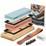 Keenbest Actual Grit Premium Material Whetstone Set 2 Side 400 1000 Red. Fixed Price $32.19.