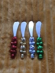 Christmas Jingle Bell Cheese Spreaders Set Of 4 Holiday Appetizer Knives. Fixed Price $19.99.