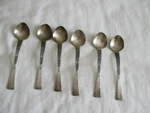 Euc Vtg Melchior Niello Espresso Demitasse Spoons European Made. Fixed Price $30.00.