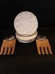 Mud Pie 4 Salad/decorative Plates Terracotta Milk Glazed Finish 8" Servers. Fixed Price $39.99.