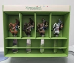 Supreme Derby Inspired Horse And Jockey Spreader Knife Set. Fixed Price $50.00.