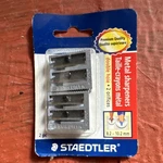 Staedtler Metal Double Hole Hand Held Pencil Sharpener Pack 510 20 BK2. Fixed Price $8.78.