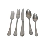 Towle Everyday Nautical Flatware Service For 4, 20 Pieces Stainless Euc Ln. Fixed Price $16.18.