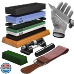 Yeopasda Knife Sharpening Stone Set - Premium Side Grit 400/100. Fixed Price $64.99.