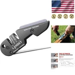 Lansky Blademedic 4-IN-1 Portable Knife Sharpener Ultimate Edge Restoration. Fixed Price $31.99.