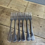 Set Of 6 Cambridge Charm Stainless Steel Cocktail Seafood Forks 5. Fixed Price $11.99.