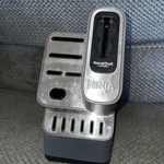 Ninja K12012, Neverdull Essential 12PC Knife System Built Sharpener Only. Fixed Price $35.99.