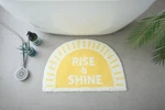 Creative Semicircle Half Round Soft Plush Mat Anti-slip Bathroom Indoor .... Fixed Price $29.32.