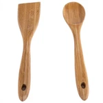 "creative Home Set Of Bamboo Utensil 12 X 2.4 Inch, Natural Finish. Fixed Price $12.44.