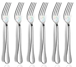 Forks, Dinner Set Of 6 Top Food Grade Stainless Steel Table 8 Inche. Fixed Price $8.91.