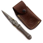 Wolfklinge 7.3 Handmade Damascus Steel Tactical Folding Pocket Knife Premium. Fixed Price $95.60.
