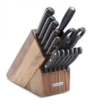 Knife Block Set 16 Piece Gourmet Stainless Steel W Sthof. Fixed Price $767.99.