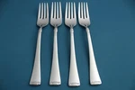 Zwilling J Henckels Angelico Salad Forks (set Of 4) Glossy 18/10 New 7". Fixed Price $27.19.
