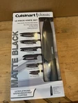Cuisinart 12 Piece Ceramic Coated Cutlery Set - Matte Black. Fixed Price $24.99.