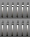 Sant Andrea Stainless Flatware Viotti - Us Dinner Forks Set Of Twelve New. Fixed Price $29.99.